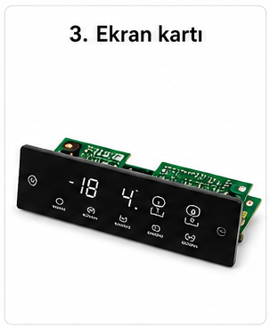 Ekran kartı - cihazın gösterge paneli ve tuş takımı kartı