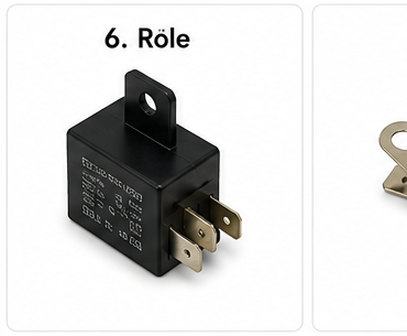 Röle - elektrik devresini açıp kapatan anahtarlama elemanı